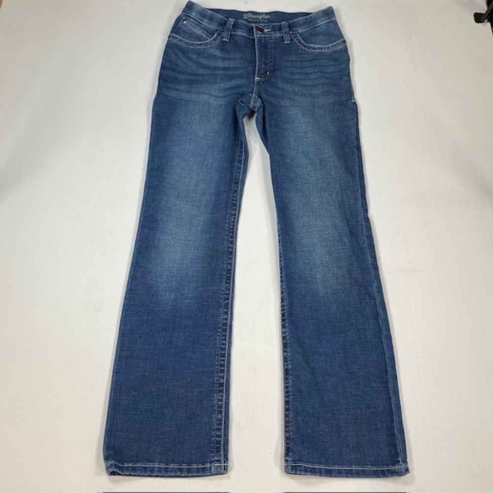 Wrangler Willow Bootcut Jeans Womens 9x32 Medium Wash Stretch Denim 10WRW60DS